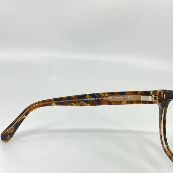Indi KG 7001 PK Eyeglasses Frames Blue Purple Orange Square Striped 49-15-135 - Picture 9 of 10